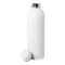 Sticla de apa, Everestus, 2610E18382, 800 ml, Ø72x240 mm, Otel inoxidabil, Alb