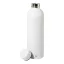 Sticla de apa, Everestus, 2610E18382, 800 ml, Ø72x240 mm, Otel inoxidabil, Alb