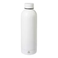   Sticla de apa, Everestus, 2610E18382, 800 ml, Ø72x240 mm, Otel inoxidabil, Alb