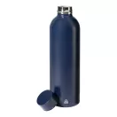 Sticla de apa, Everestus, 2610E18379, 800 ml, Ø72x240 mm, Otel inoxidabil, Albastru Dark