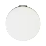   Oglinda de buzunar rotunda, Everestus, 2610E19099, Ø64x10 mm, Poliuretan, Alb