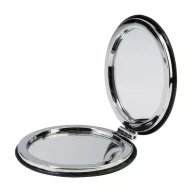  Oglinda de buzunar rotunda, Everestus, 2610E19095, Ø64x10 mm, Poliuretan, Negru