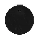 Oglinda de buzunar rotunda, Everestus, 2610E19095, Ø64x10 mm, Poliuretan, Negru