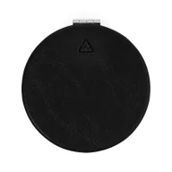   Oglinda de buzunar rotunda, Everestus, 2610E19095, Ø64x10 mm, Poliuretan, Negru