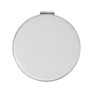   Oglinda de buzunar rotunda, Everestus, 2610E19098, Ø64x10 mm, Poliuretan, Argintiu