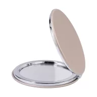   Oglinda de buzunar rotunda, Everestus, 2610E19097, Ø64x10 mm, Poliuretan, Roz