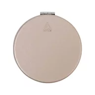   Oglinda de buzunar rotunda, Everestus, 2610E19097, Ø64x10 mm, Poliuretan, Roz