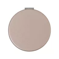   Oglinda de buzunar rotunda, Everestus, 2610E19097, Ø64x10 mm, Poliuretan, Roz