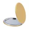 Oglinda de buzunar rotunda, Everestus, 2610E19096, Ø64x10 mm, Poliuretan, Auriu