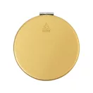 Oglinda de buzunar rotunda, Everestus, 2610E19096, Ø64x10 mm, Poliuretan, Auriu