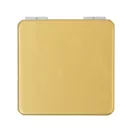 Oglinda de buzunar patrata, Everestus, 2610E19101, 62x10x60 mm, Poliuretan, Auriu
