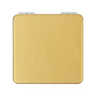   Oglinda de buzunar patrata, Everestus, 2610E19101, 62x10x60 mm, Poliuretan, Auriu