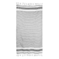   Prosop de plaja, 2509E17729, Everestus, 900x1800 mm, Bumbac, Poliester, Gri