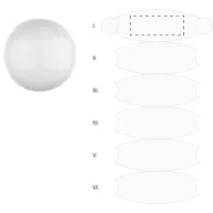 Minge de plaja, 2509E17760, Everestus, Ø400 mm, PVC, Alb