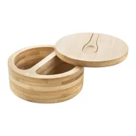   Recipient pentru sare si piper, 2509E17725, Everestus, Ø115x50 mm, Bambus, Natur