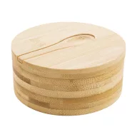   Recipient pentru sare si piper, 2509E17725, Everestus, Ø115x50 mm, Bambus, Natur