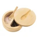 Recipient pentru sare si piper, 2509E17725, Everestus, Ø115x50 mm, Bambus, Natur