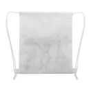 Saculet cu snur de colorat cu design de Craciun, 2509E17633, Everestus, 250x300 mm, Material netesut, Alb