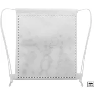   Saculet cu snur de colorat cu design de Craciun, 2509E17633, Everestus, 250x300 mm, Material netesut, Alb