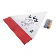   Set de colorat cu design de Craciun, 2509E17638, Everestus, 272x320 mm, Material netesut, Alb
