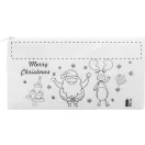 Set de colorat cu design de Craciun, 2509E17636, Everestus, 228x120 mm, Material netesut, Alb