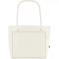  Geanta plaja, 2509E17827, Everestus, 460x320x130 mm, Poliester, Bumbac, Natur