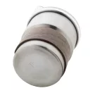 Cana de voiaj, 260 ml, 2509E18005, Everestus, Ø80x90 mm, Otel, Lemn, Argintiu