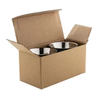   Set 2 cani espresso, 80 ml, 2509E17513, Everestus, 133x66x66 mm, Otel, Verde