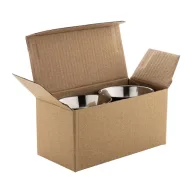   Set 2 cani espresso, 80 ml, 2509E17511, Everestus, 133x66x66 mm, Otel, Negru