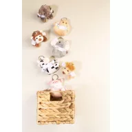   Breloc catelus de plus, 2509E17538, Everestus, 80x60x95 mm, Plush, Maro