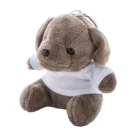   Breloc catelus de plus, 2509E17538, Everestus, 80x60x95 mm, Plush, Maro