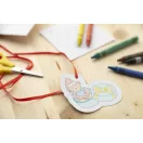 Set de colorat cu design de Craciun, 2509E17883, Everestus, 92x140x10 mm, Hartie, Rosu