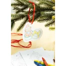 Set de colorat cu design de Craciun, 2509E17883, Everestus, 92x140x10 mm, Hartie, Rosu