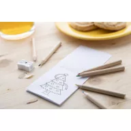   Set de colorat cu design de Craciun, 2509E17623, Everestus, 73x89x15 mm, Lemn, Hartie, Natur