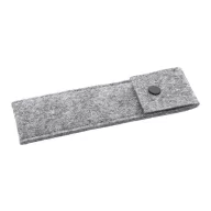   Husa pentru 2 pixuri, 2509E17837, Everestus, 165x50x4 mm, Poliester, Gri
