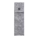 Husa pentru 2 pixuri, 2509E17837, Everestus, 165x50x4 mm, Poliester, Gri