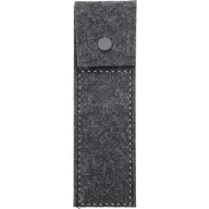   Husa pentru 2 pixuri, 2509E17836, Everestus, 165x50x4 mm, Poliester, Gri dark