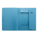 Mapa A4, 2509E18020, Everestus, 240x320x5 mm, Paie, Plastic, Albastru