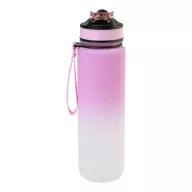   Sticla de apa, Everestus, 2610E18394, 1000 ml, Cu sistem de blocare, Ø79x283 mm, Plastic, Roz