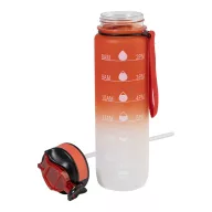   Sticla de apa, Everestus, 2610E18393, 1000 ml, Cu sistem de blocare, Ø79x283 mm, Plastic, Rosu