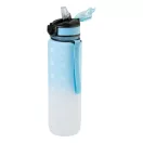 Sticla de apa, Everestus, 2610E18391, 1000 ml, Cu sistem de blocare, Ø79x283 mm, Plastic, Albastru Light