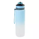 Sticla de apa, Everestus, 2610E18391, 1000 ml, Cu sistem de blocare, Ø79x283 mm, Plastic, Albastru Light
