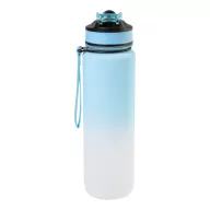   Sticla de apa, Everestus, 2610E18391, 1000 ml, Cu sistem de blocare, Ø79x283 mm, Plastic, Albastru Light