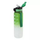 Sticla de apa, Everestus, 2610E18390, 1000 ml, Cu sistem de blocare, Ø79x283 mm, Plastic, Verde