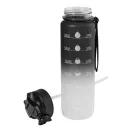 Sticla de apa, Everestus, 2610E18388, 1000 ml, Cu sistem de blocare, Ø79x283 mm, Plastic, Negru