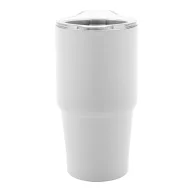   Cana termos, 600 ml, 2509E17737, Everestus, Ø90x175 mm, Otel, Polistiren, Alb