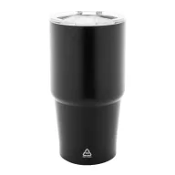   Cana termos, 600 ml, 2509E17733, Everestus, Ø90x175 mm, Otel, Polistiren, Negru
