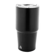   Cana termos, 600 ml, 2509E17733, Everestus, Ø90x175 mm, Otel, Polistiren, Negru
