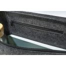 Geanta documente, 2509E17834, Everestus, 380x280x65 mm, Poliester, Gri dark