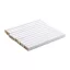 Set 12 creioane, 2509E17768, Everestus, 90x90x9 mm, Lemn, Alb